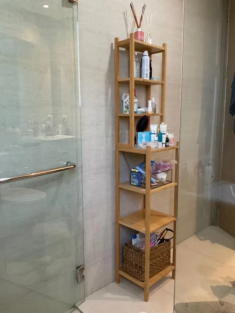 rak kayu IKEA 6 tingkat