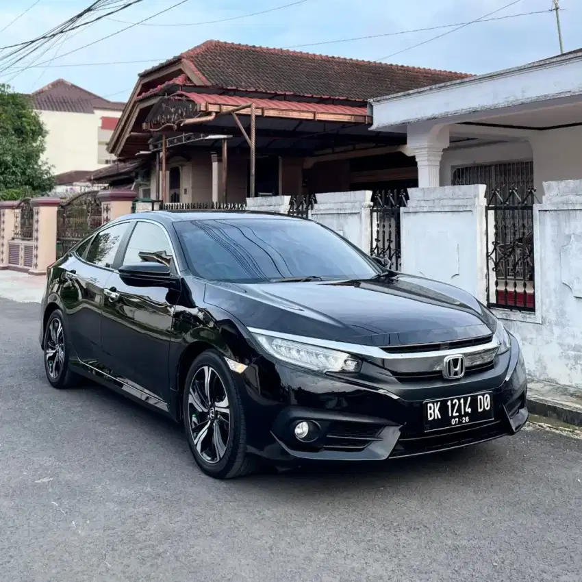 [DP 50jt] Honda Civic ES Turbo 1.5 A/T 2016 Hitam