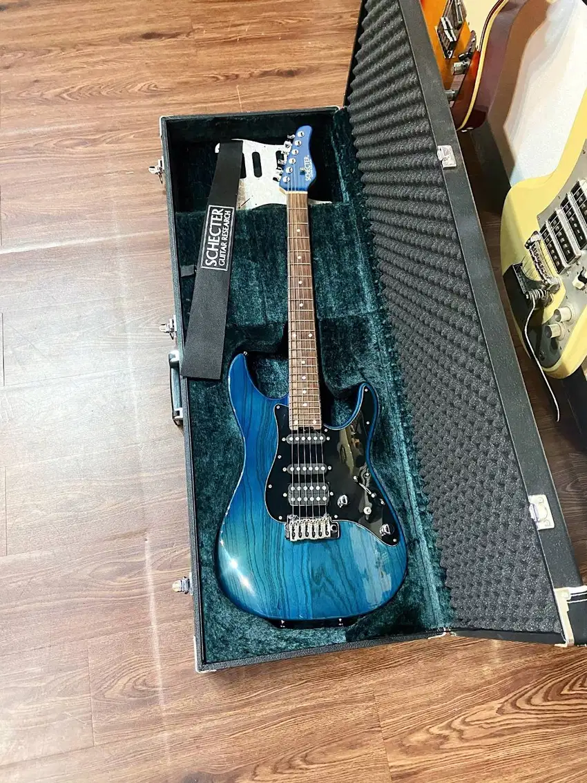 Schecter BH1 STD24 Indigo Blue Made in Japan plus Hardcase