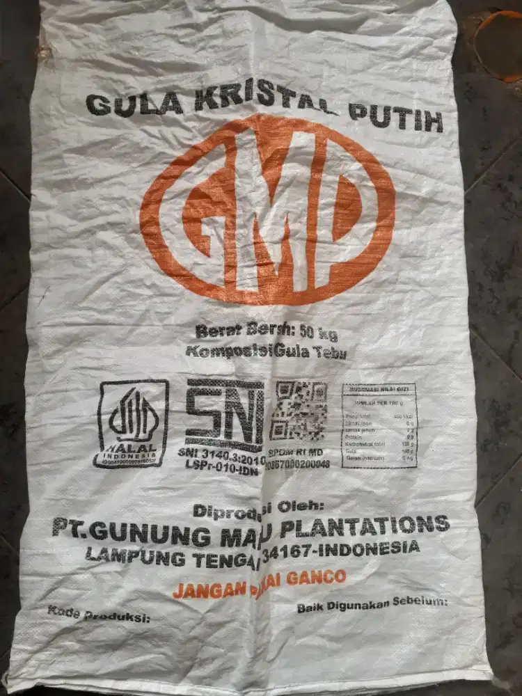 Karung bekas gula 50kg