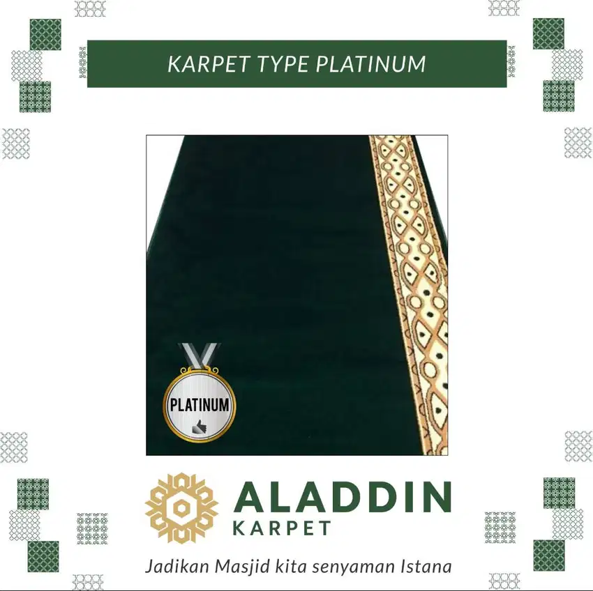 Jual Karpet Masjid Platinum Terjangkau