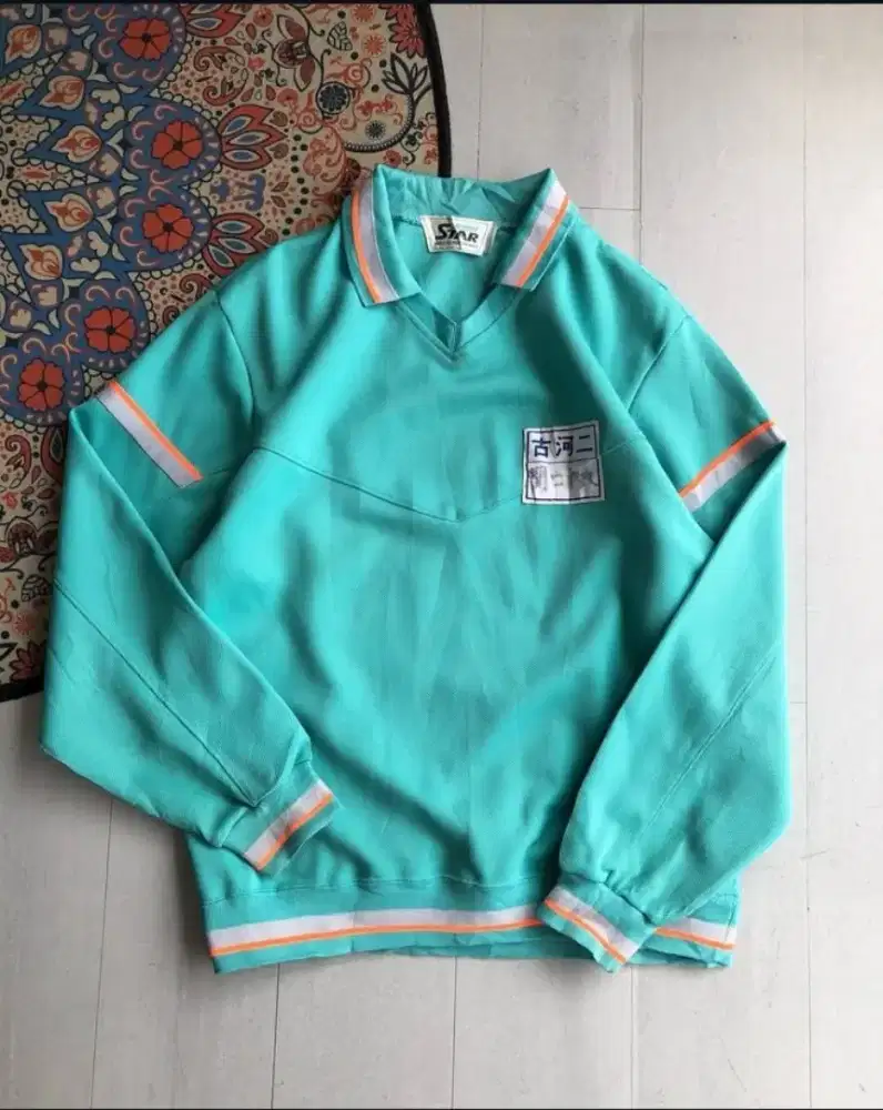 Derby star tosca orange list collar track jacket
