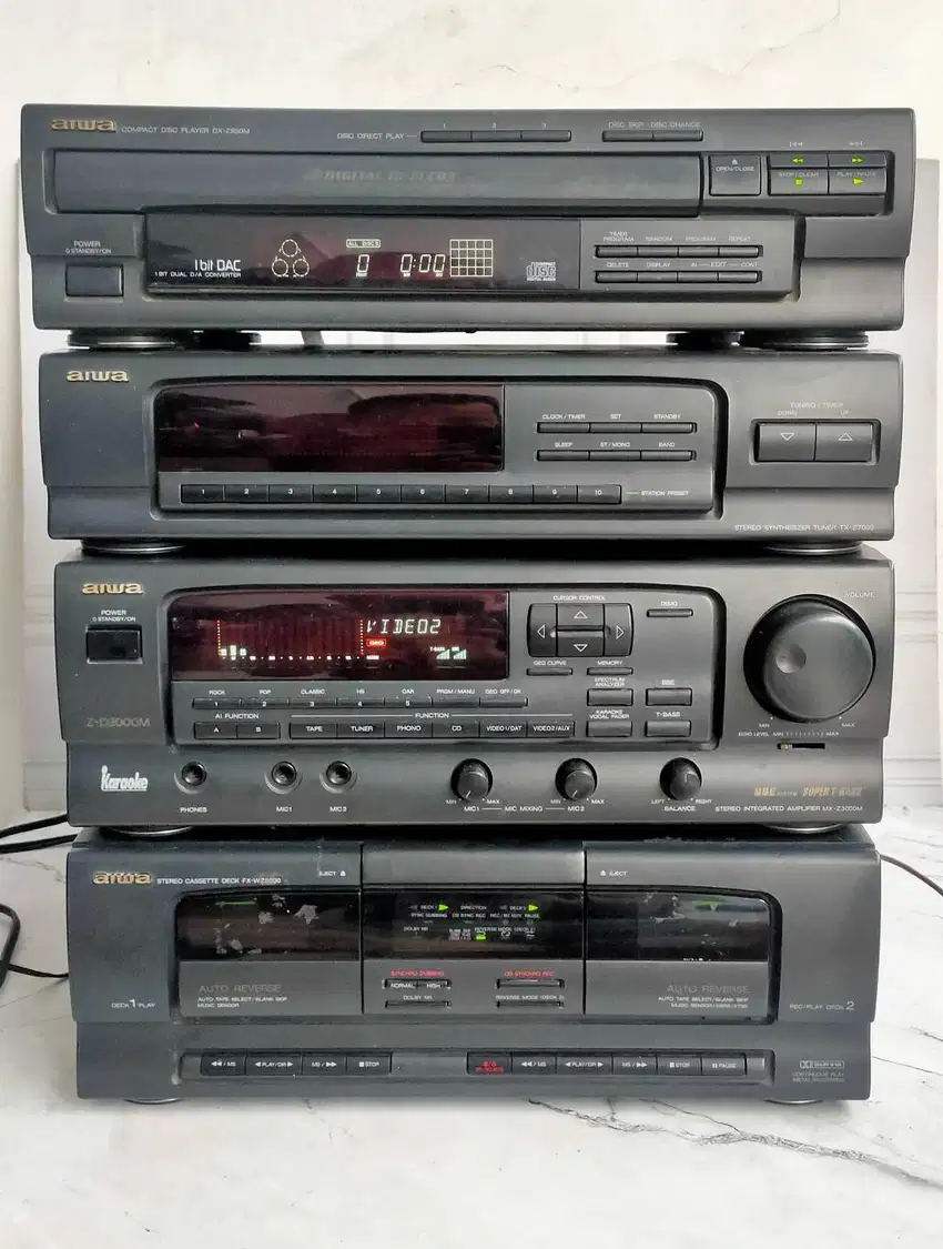 Aiwa Z-D3000M Midi System 4 Susun