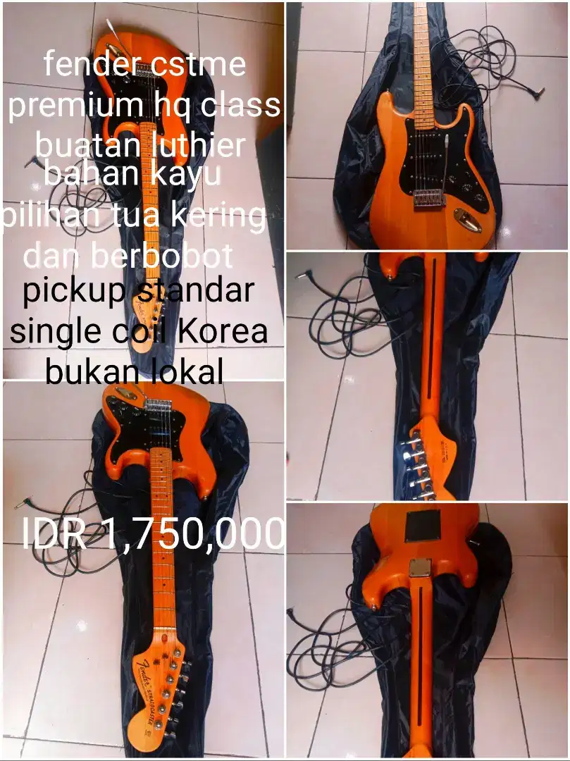 Gitar listrik fender cstme super premium hq class