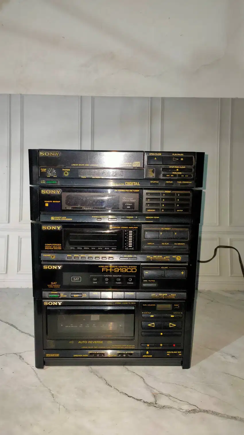 SONY FH 919CD ( Tuner, Tape, CD Player, Amplier & Equalizer )