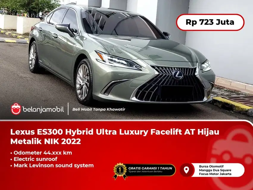 [SUNROOF] Lexus ES300 ES 300 Hybrid Ultra Luxury AT Hijau NIK 2022