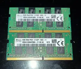 Sodim ddr4 8gbx2 bekas upgrade