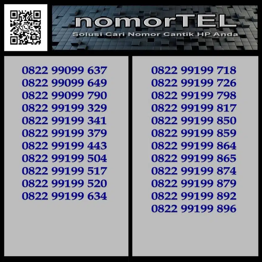 Nomor Cantik Simpati 200rb