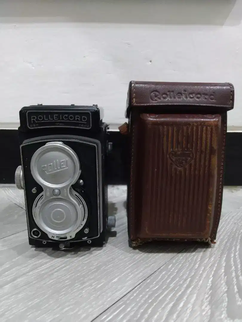 Kamera ROLLEICORD IV TLR medium set Tripod Linhof antik