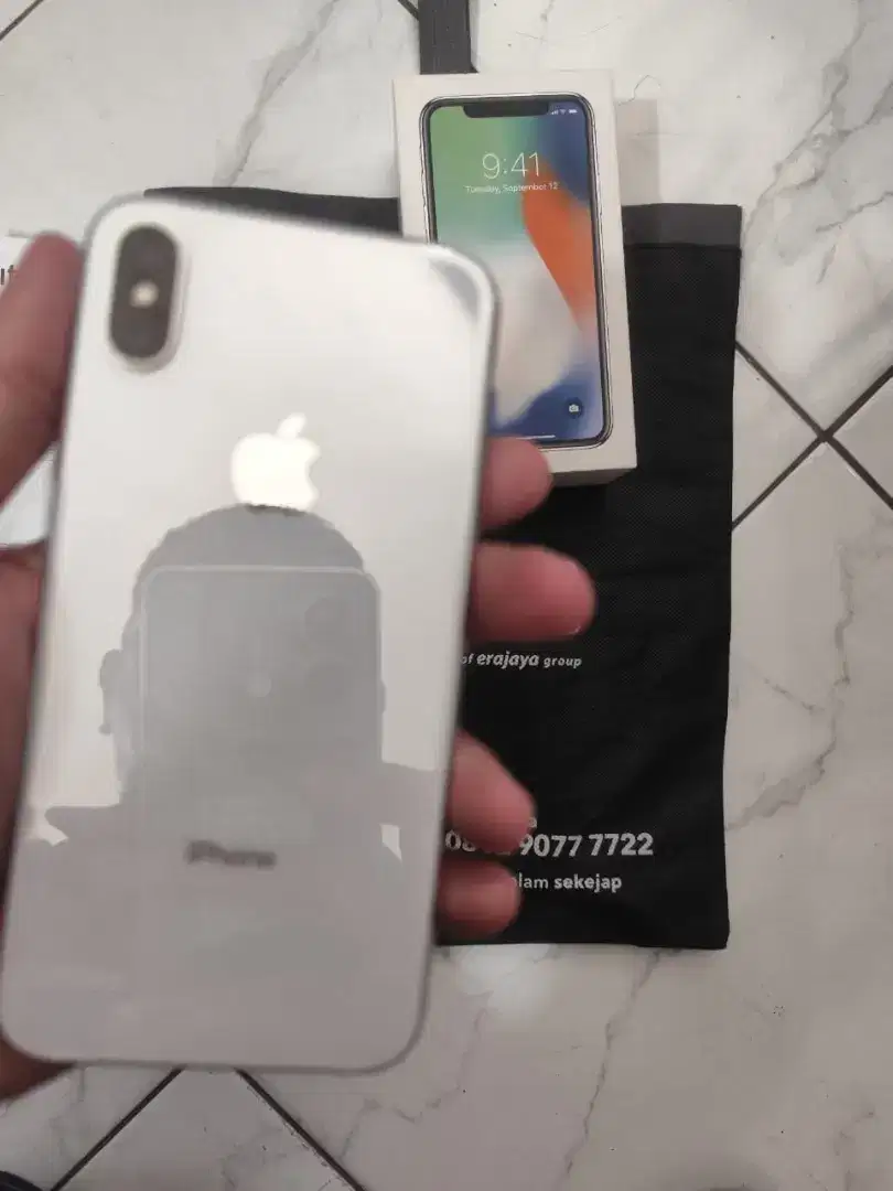 Iphone X 64Gb Pa/a Ibox mlus tngn pertama no minus lngkp ori TT masuk