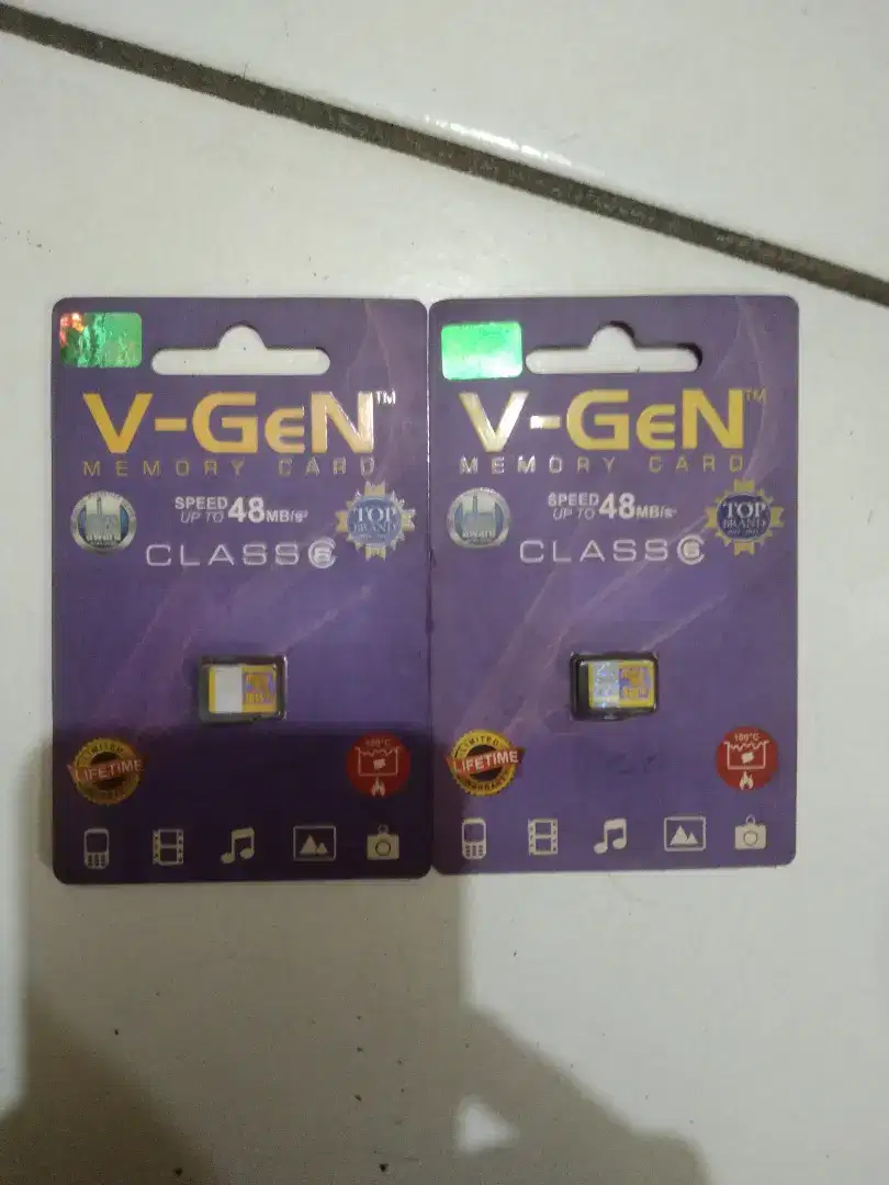 Memory card V-Gen original 16 & 4 GB