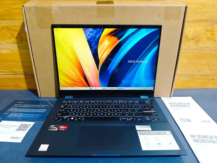 VivoBook Flip TN3402Y Ryzen 5-7430U 16GB/512GB Touchscreen (Baru 14jt)