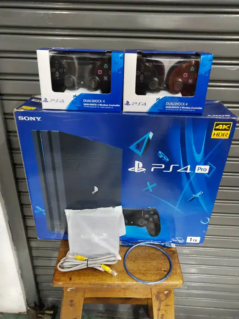 PS4 PRO 1TB 4K H E N 11.00 SERI 7200 FULL GAME TERBARU(BARU)