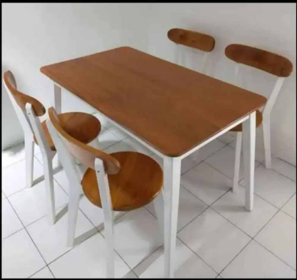 Set meja kursi lengkung