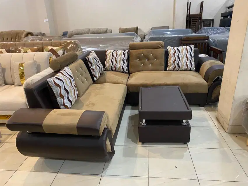 SOFA SUDUT L RUANG TAMU