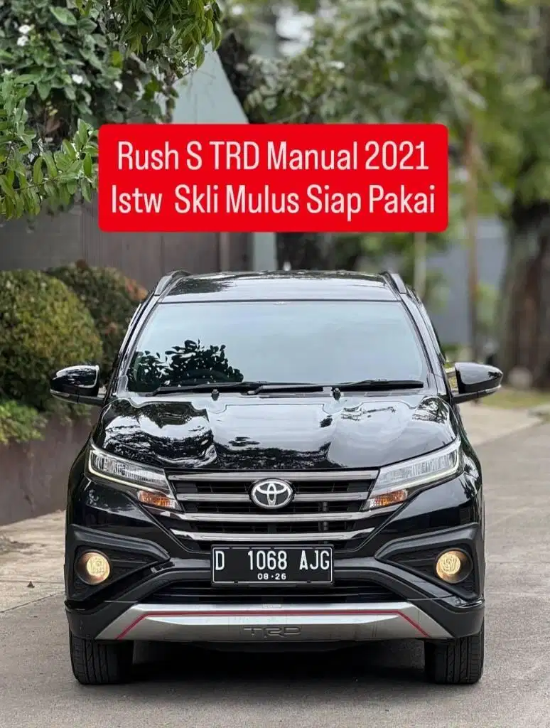 Rush S TRD Manual 2021 pemakaian 2022 bandung murah istw skli