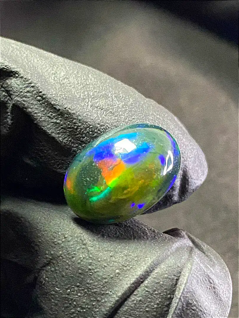 Batu Cincin Kalimaya Black Opal HC