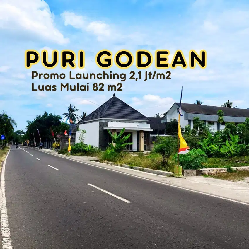 GODEAN: Tanah Murah Sleman, 200 Jt