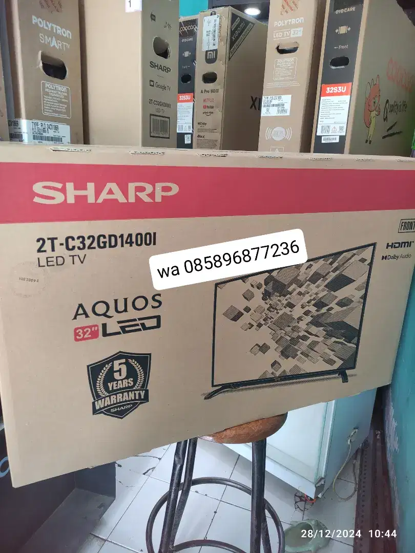 Tv Sharp LED digital 32 inch promo