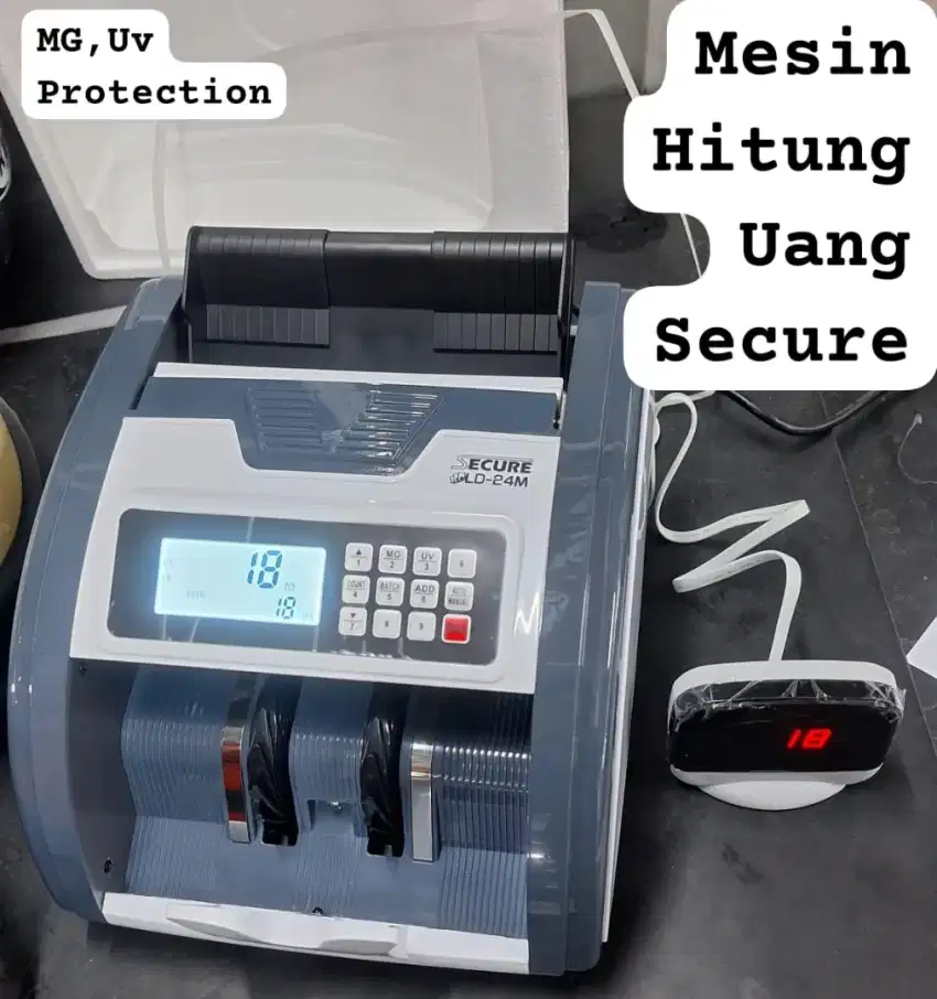 Alat Hitung Uang Money Counter Penghitung Secure LD24m