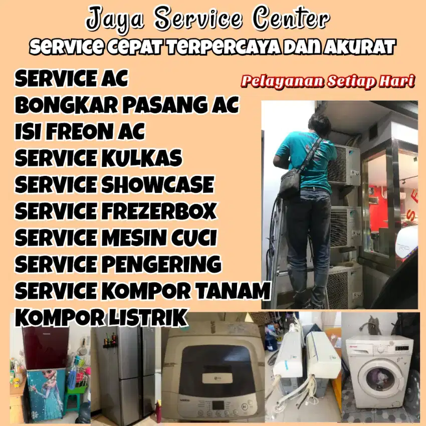 Service AC Kulkas Frezer Servis Mesin Cuci Bongkar AC Pasang AC Pakal