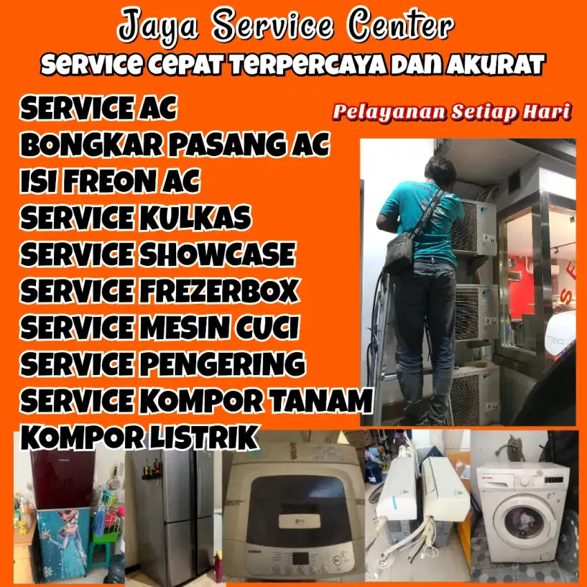 Service Mesin Cuci Kulkas Frezer Servis Bongkar Pasang AC Sambikerep