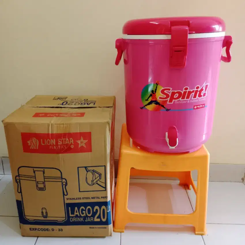 Tempat Air Minum Drink Jar 20 Liter Lion Star Termos