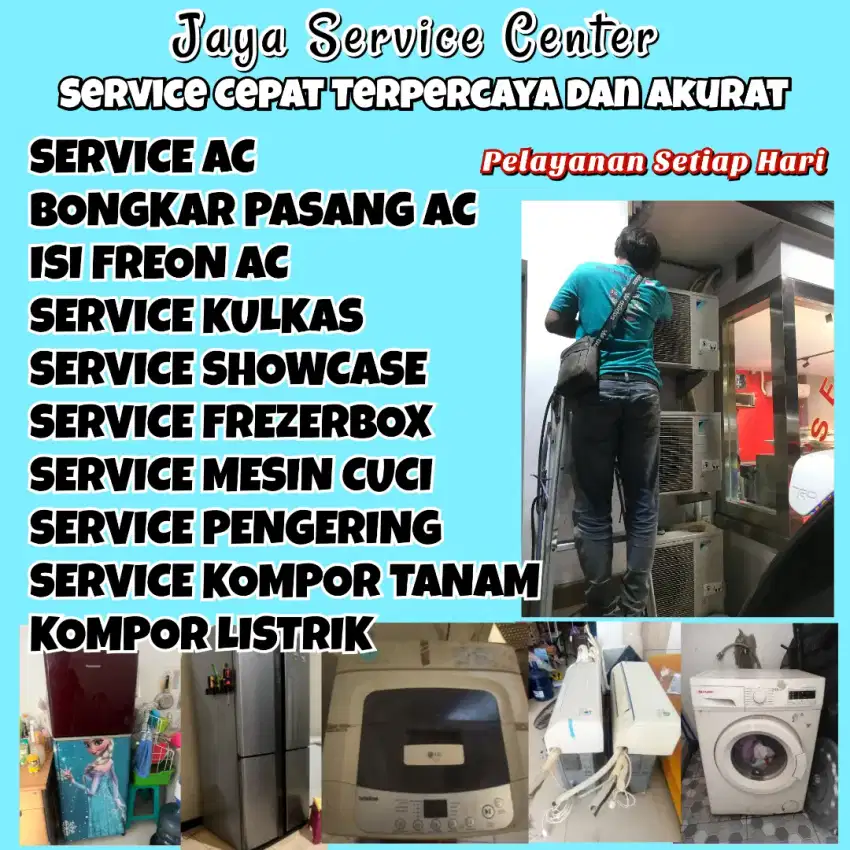 Service AC Kulkas Frezer Servis Mesin Cuci Bongkar Psang AC Mulyorejo