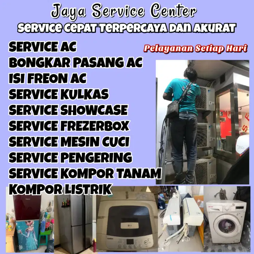 Service Kulkas Frezer Servis Mesin Cuci AC Bongkar AC Pasang AC Candi