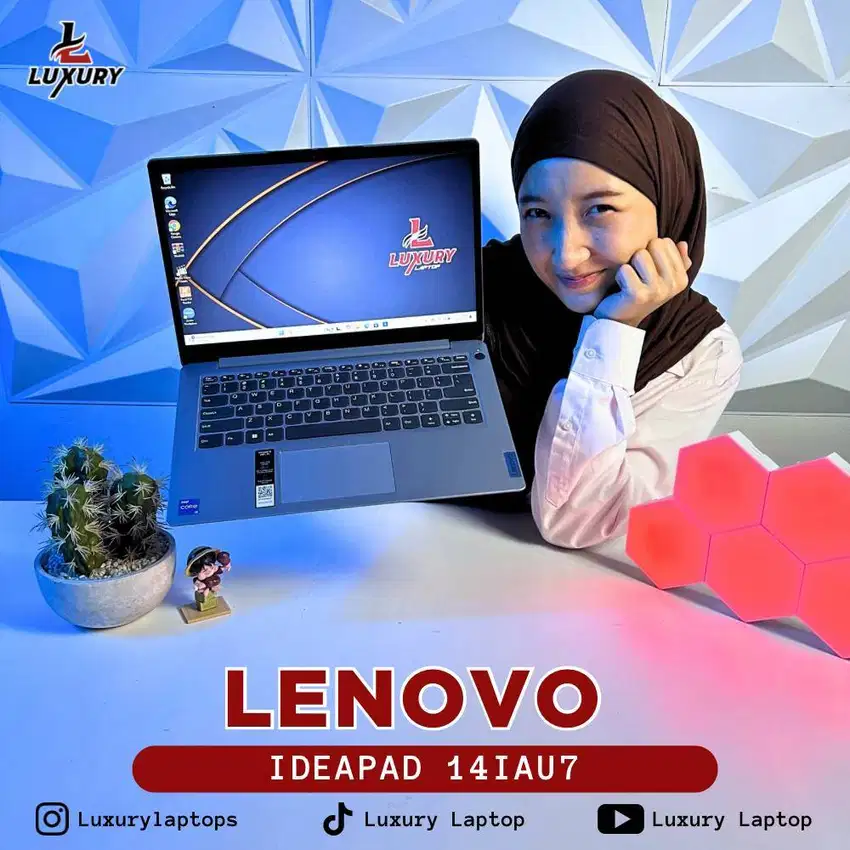 LAPTOP LENOVO IDEPAD 14IAU7 SLIM CORE I3 GEN 12 SSD RAM SECOND