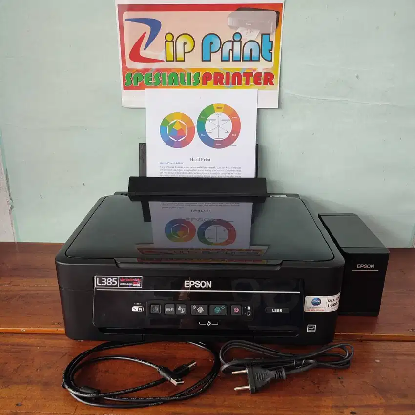 Printer WiFi Epson L385 Scan Copy Normal