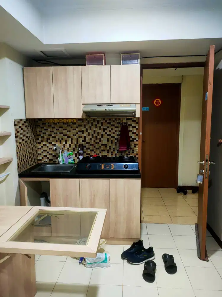 disewakan apartemen kos green park view semi furnished