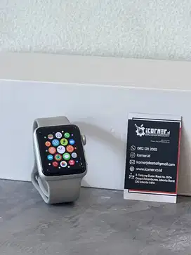 Apple Watch Series 3 38mm | Silver | Garansi | Second Original