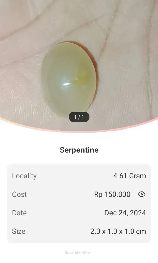 BATU PERMATA CINCIN SERPENTINE