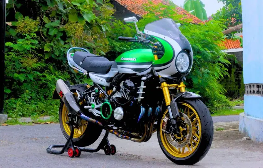 Kawasaki z900 zx25r caferacer modif hedon low oddo