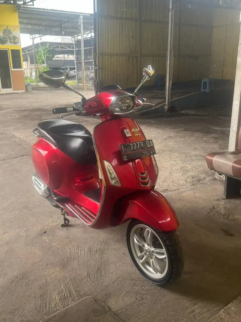 Jual Vespa Sprint Red Scarlatto Tahun 2021 Murah