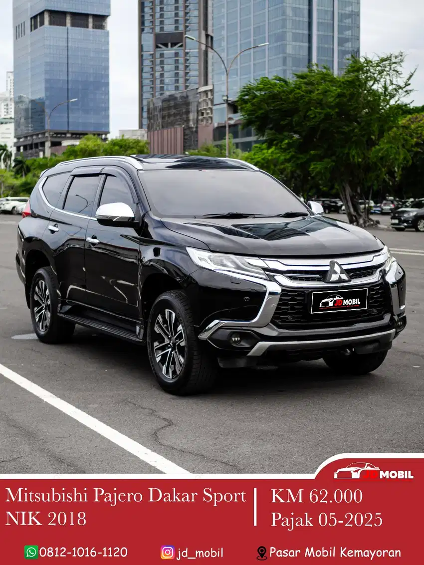 Mitsubishi Pajero Dakar Sport Solar/Diesel AT 2018/2019 Hitam fortuner