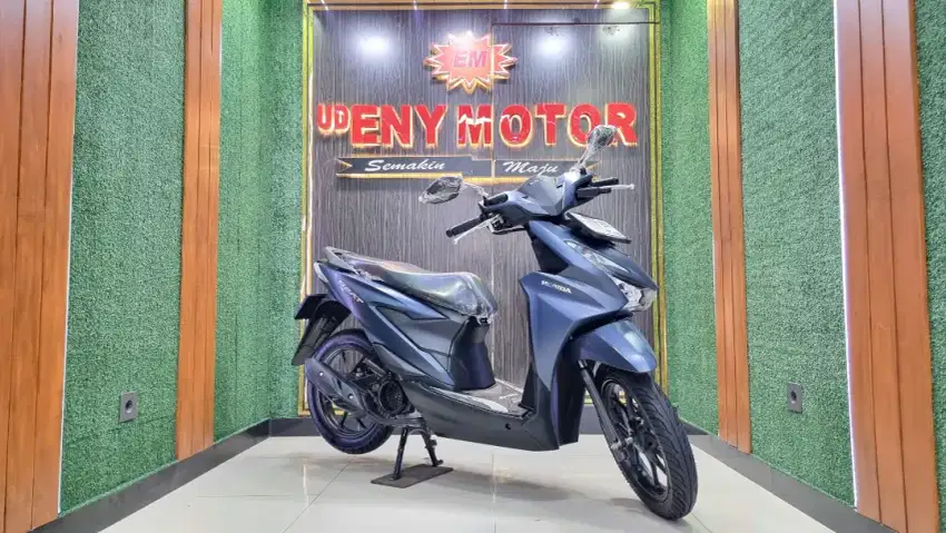 READY HONDA BEAT DELUXE 2024 KEYLESS - BLUE MATTE