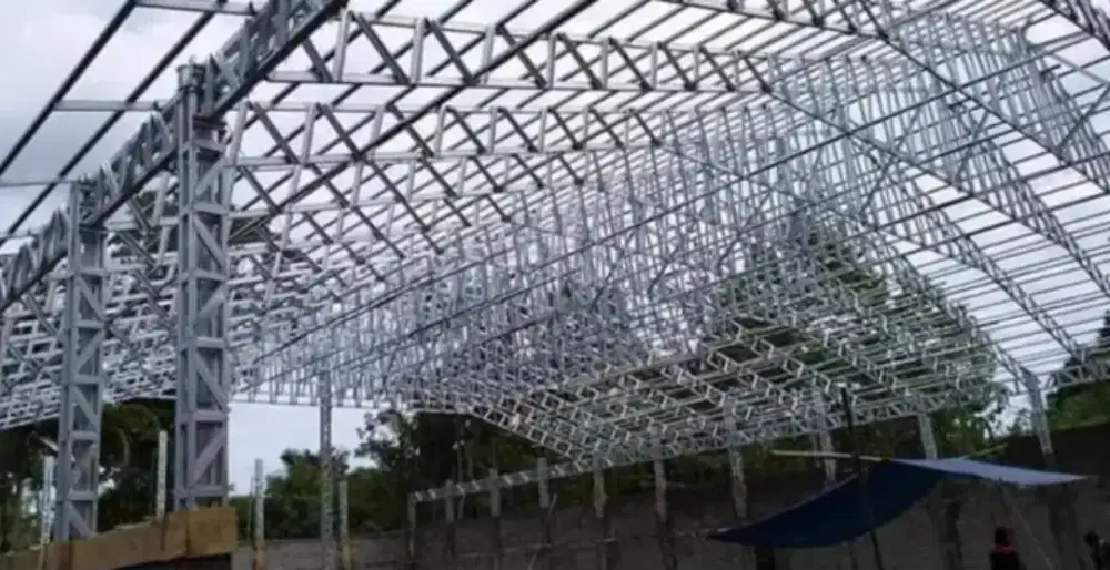 PEMASANGAN GUDANG BAJA RINGAN 72