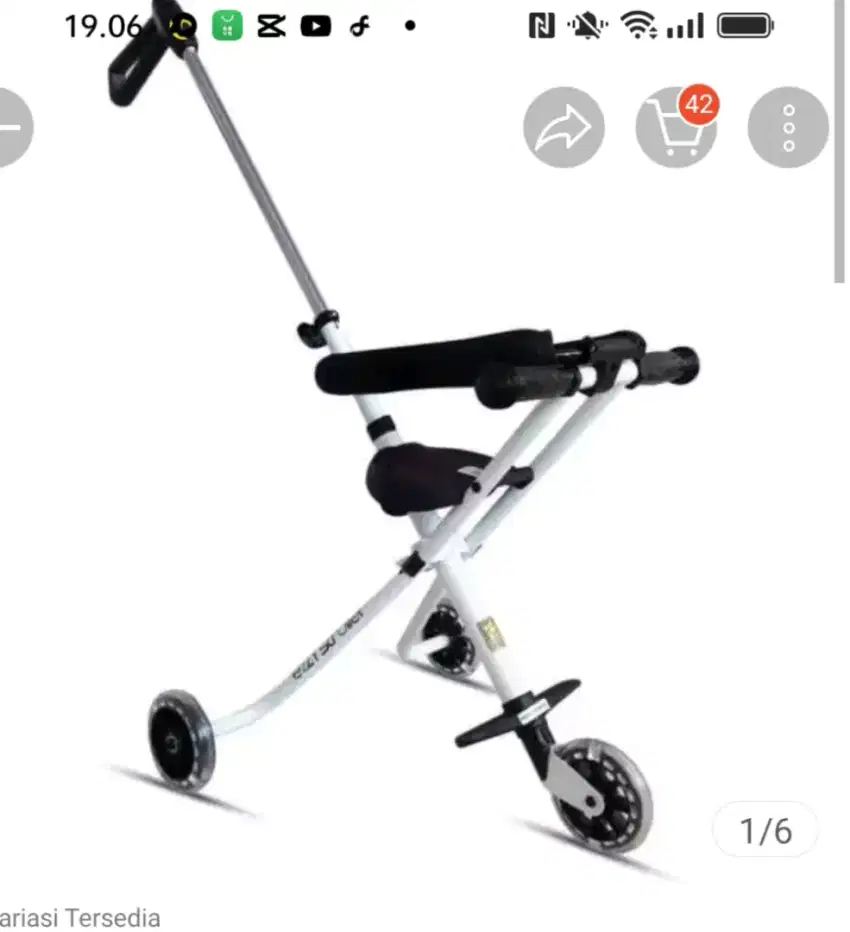 Stroller roda 3