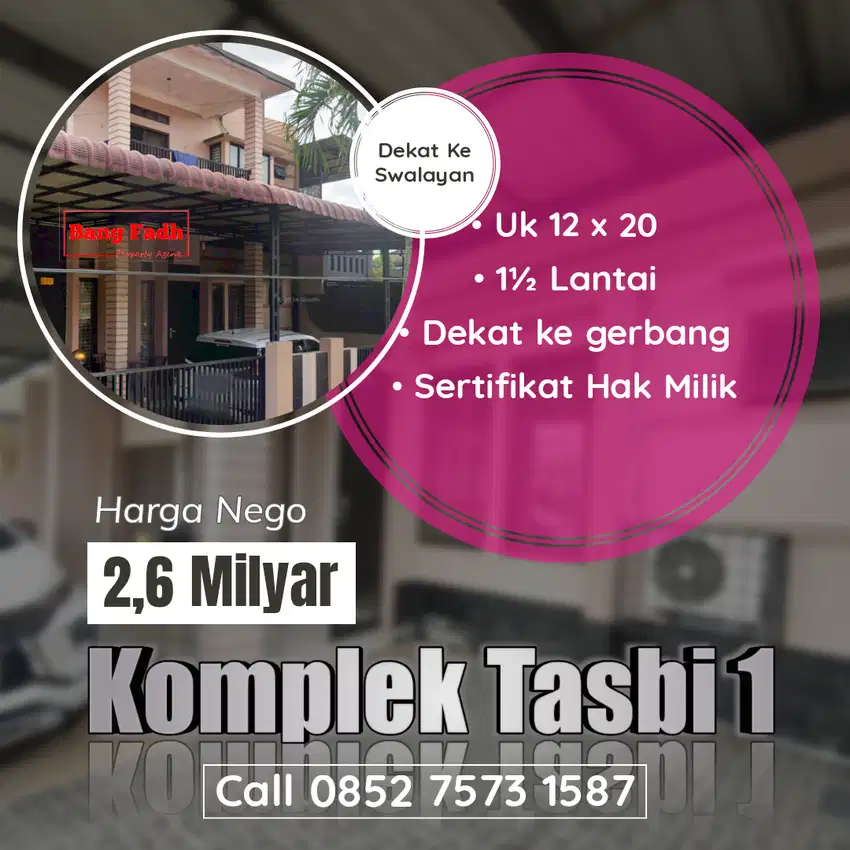 Rumah 2 lantai komplek Tasbi 1 / tasbih 1