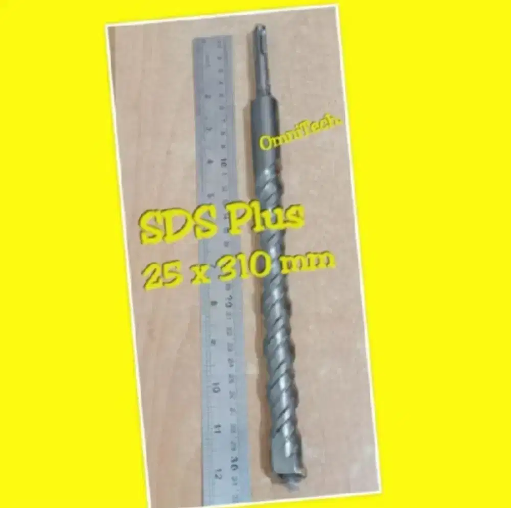 Mata Bor Beton SDS Plus Hammer Drill 25mm 25 mm x 310 mm Ceplok 2,5cm