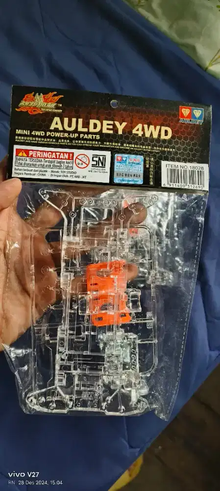Satu set body transparan mini 4wd AULDEY