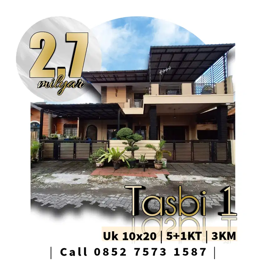 Rumah 2 lantai dijual komplek Tasbi 1 / tasbih 1