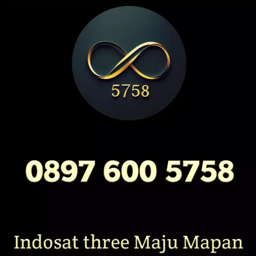 Nomor Hoki Exsclusive 5758 spesial perdana Indosat Three berkualitas