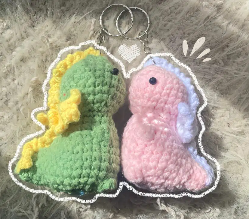 Amigurumi dino crochet (request warna)