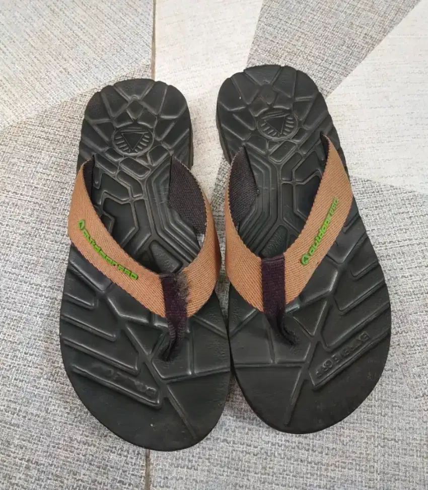 Sandal Outdor Pro Hitam No 44 Bagus