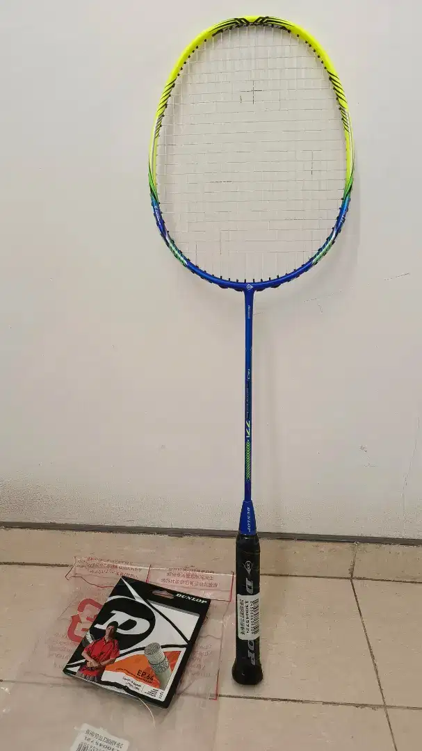 Raket Badminton Dunlop Adforce 77i BARU SIAP PAKAI (senar dunlop)