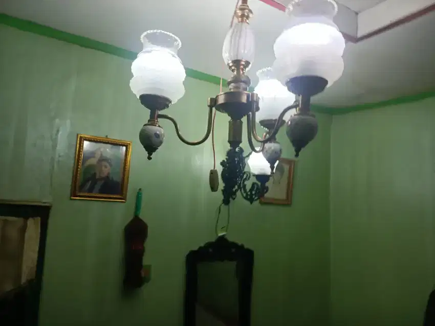 Lampu Gantung Kuningan Cabang 3