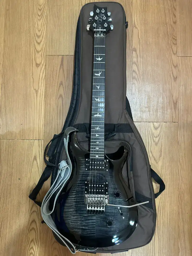 DIJUAL 2ND! PRS SE CUSTOM 24 CHARCOAL BLACK - MULUS LIKE NEW!